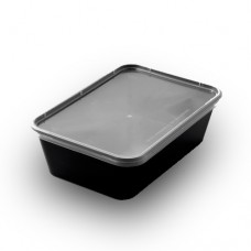 Hộp vuông 750 ml đen